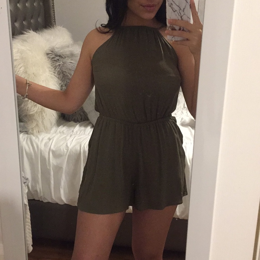 Olive Romper